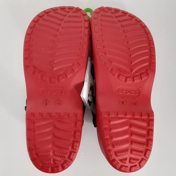 Crocs Disney Minnie Mouse Mary Janes Red Womens 10 Platform Slip On Chunky NWT - Picture 6 of 9